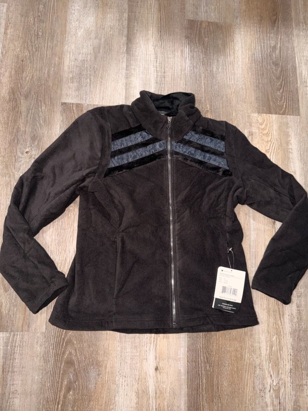 Obermeyer Ariadne Fleece Jacket Women's Black M NWT $149 MSRP